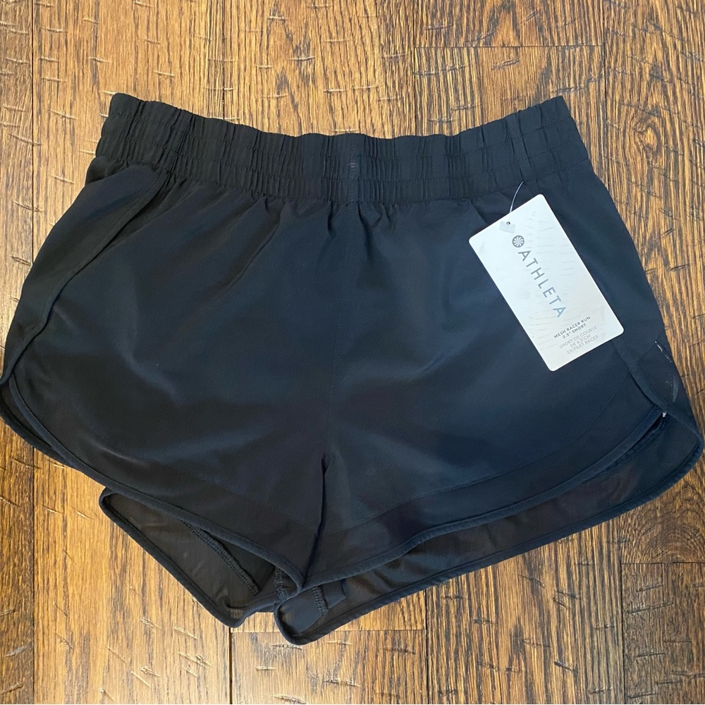 Athleta Women’s Mesh Racer Running Shorts 2.5”